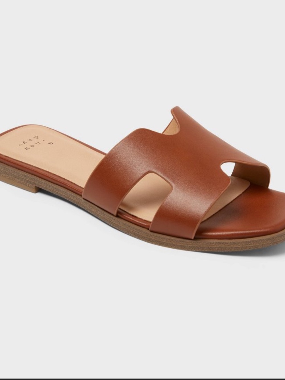 Women's Nina Slide Sandals - A New Day™
Cognac 8